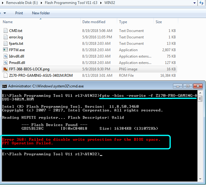 Intel FPT, how intel fpt works, Intel FPT bios setup guide