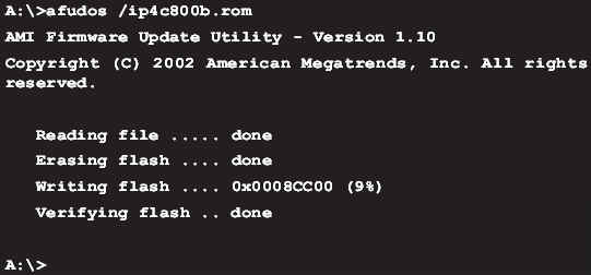 AFUDOS, how afudos works, AFUDOS bios setup guide